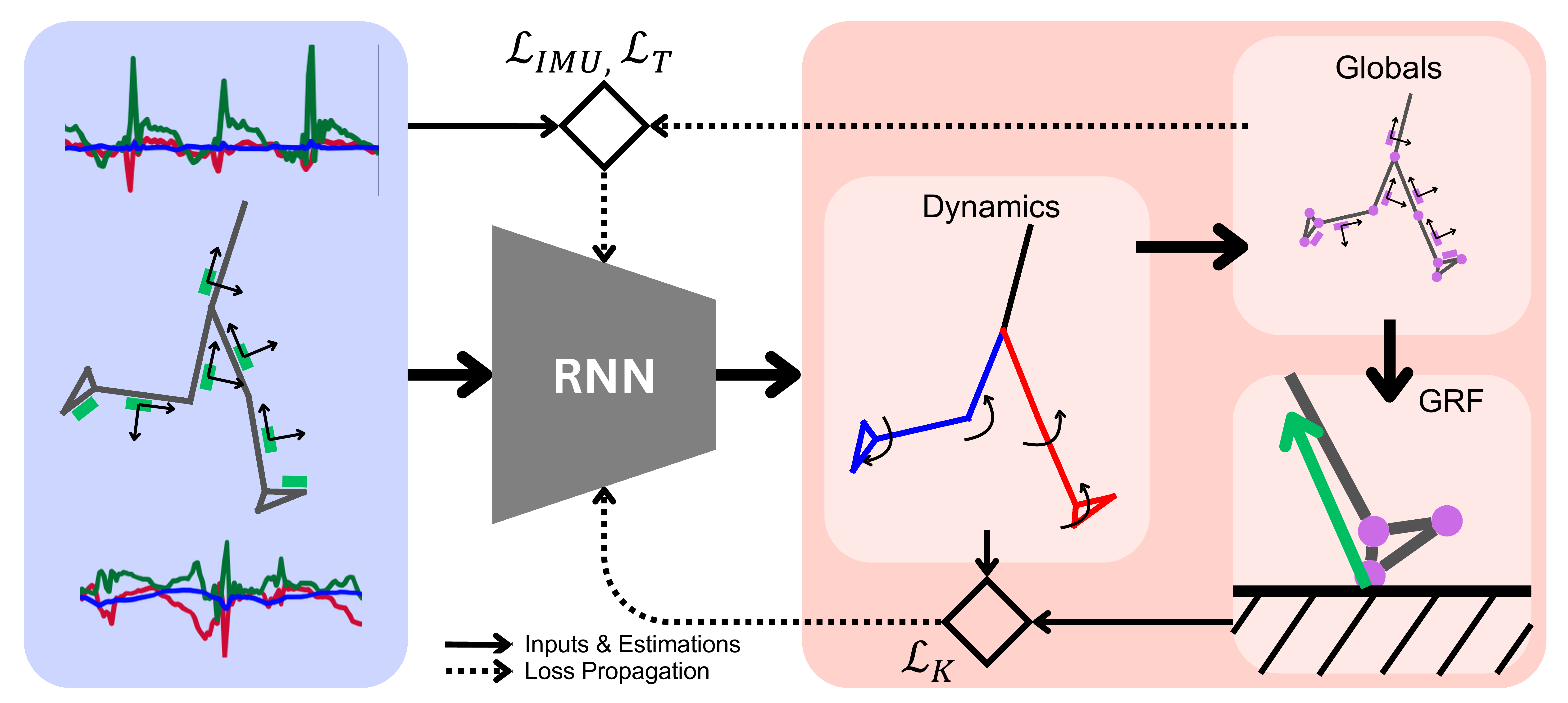 Overview of the SSPINNpose training scheme